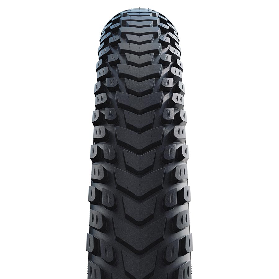 Schwalbe, Marathon Mondial, Hybrid Tire, 700x35C, Folding, Clincher, TravelStar, DoubleDefense, 67TPI, Black