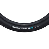Schwalbe, G-One RS Pro, Gravel Tire, 700x50C, Folding, Clincher, Addix Race, V-Guard, 67TPI, Black