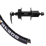 Wheel Shop, Alex GD24P / Shimano HB-QB400, Wheel, Front, 700C / 622, Holes: 32, QR, 100mm, Disc IS 6-bolt