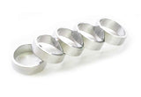 Wheels Manufacturing, Headset Spacer, 1-1/8'', Height: 2.5mm/5mm/7.5mm/10mm, Aluminum, Black, 4pcs