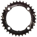 SRAM, 33T, 10 sp, BCD 104mm, 4-Bolt, Middle Chainring, For 22/33/44, Aluminum, Black, 11.6215.188.290