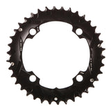 SRAM, 36T, 10 sp, BCD 104mm, 4-Bolt, Pour bashguard, Middle Chainring, For NO-PIN, Aluminum, Black, 11.6215.188.410