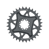 SRAM, GX Eagle T-Type DM, Chainring, Teeth: 30, Speed: 12, BCD: Direct Mount SRAM 8 Bolt, Aluminum, Grey