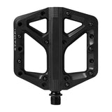 crankbrothers, STAMP 1, Platform Pedals, Body: Composite, Spindle: Cr-Mo, 9/16'', Black, Pair, Large