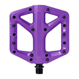 crankbrothers, STAMP 1, Platform Pedals, Body: Composite, Spindle: Cr-Mo, 9/16'', Black, Pair, Large