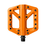 crankbrothers, STAMP 1, Platform Pedals, Body: Composite, Spindle: Cr-Mo, 9/16'', Black, Pair, Large