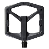 crankbrothers, STAMP 2 Large, Platform Pedals, Body: Aluminum, Spindle: Cr-Mo, 9/16'', Black, Pair