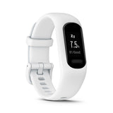 Garmin, vivosmart 5 S/M, Watch, Watch Color: Black, Wristband: White - Silicone