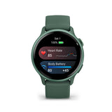 Garmin, vivoactive 6, Watch, Watch Color: Slate, Wristband: Black - Silicone