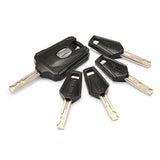 OnGuard, Doberman 8028, Coil cable with key lock, 12mm x 185cm (12mm x 6')