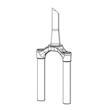 RockShox, CSU for SID 2927+ 51 BLK, 11.4018.008.476